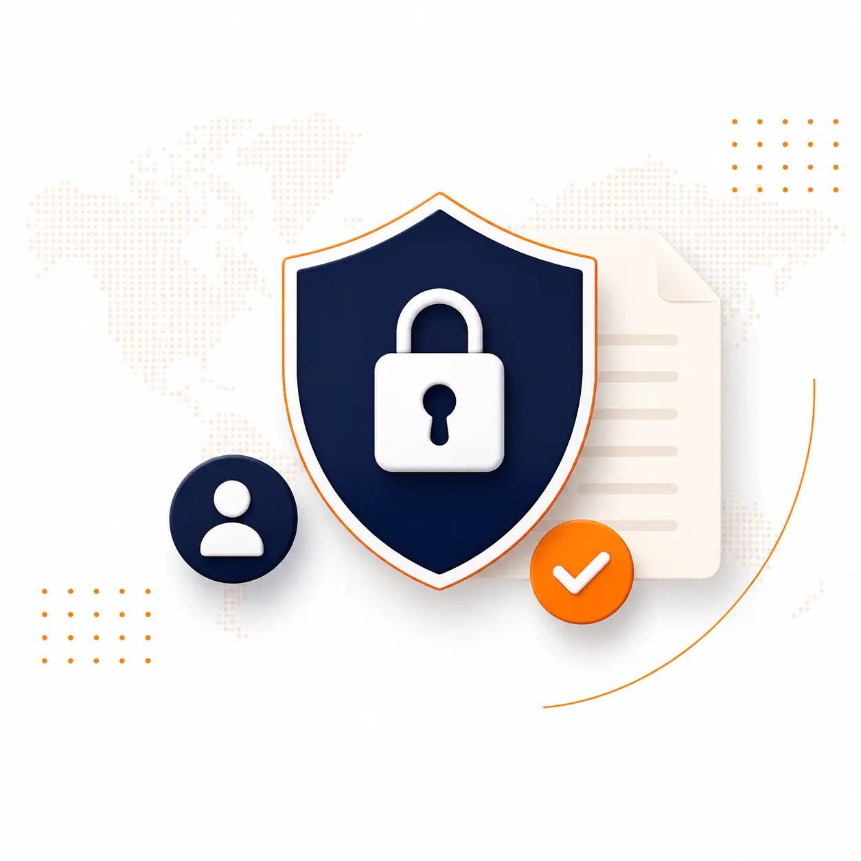 Privacy and data protection illustration