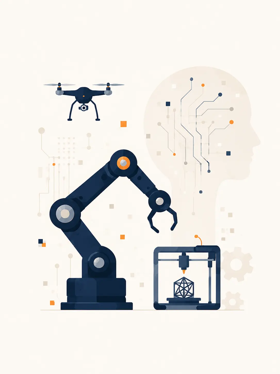 Global scope illustration for Prarambh AI technology domains
