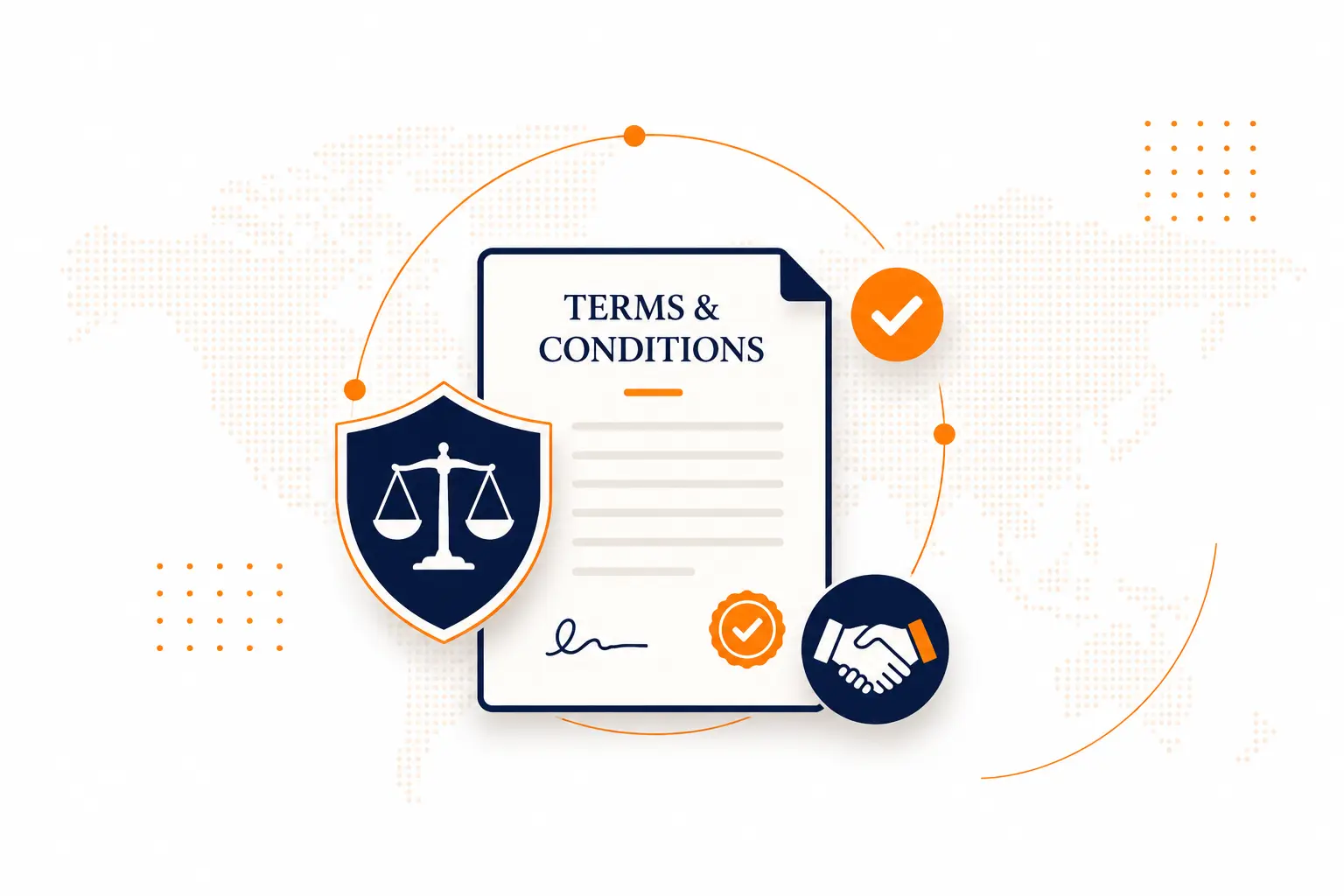 Terms and conditions illustration